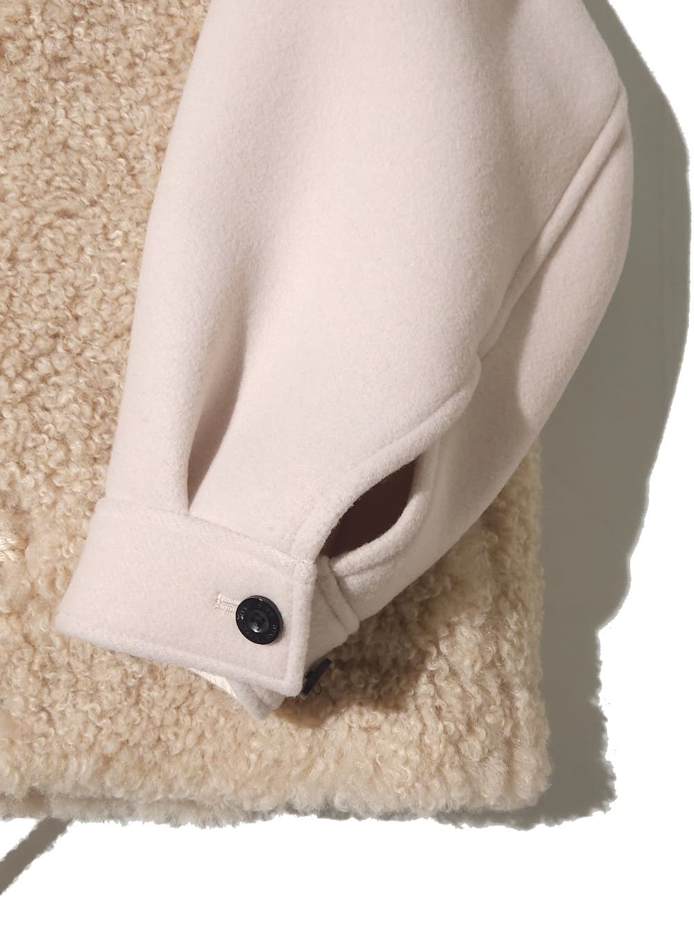 HYKE(ハイク) DOUBLE FACE FAUX SHERLING DUFFLE JACKET - COLDBECK