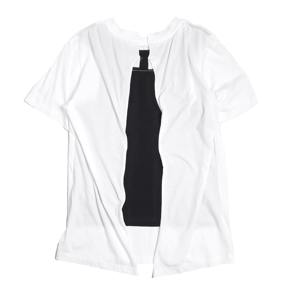 【SALE】MM6 Maison Margiela(エムエムシックスメゾンマルジェラ) タンクトップレイヤード Tシャツ