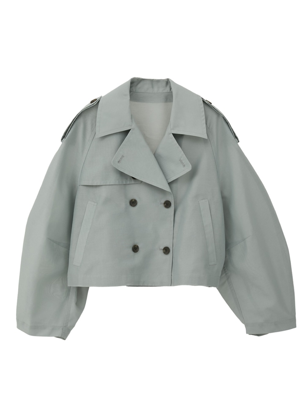 CLANE(クラネ) SHEER SHORT TRENCH JACKET