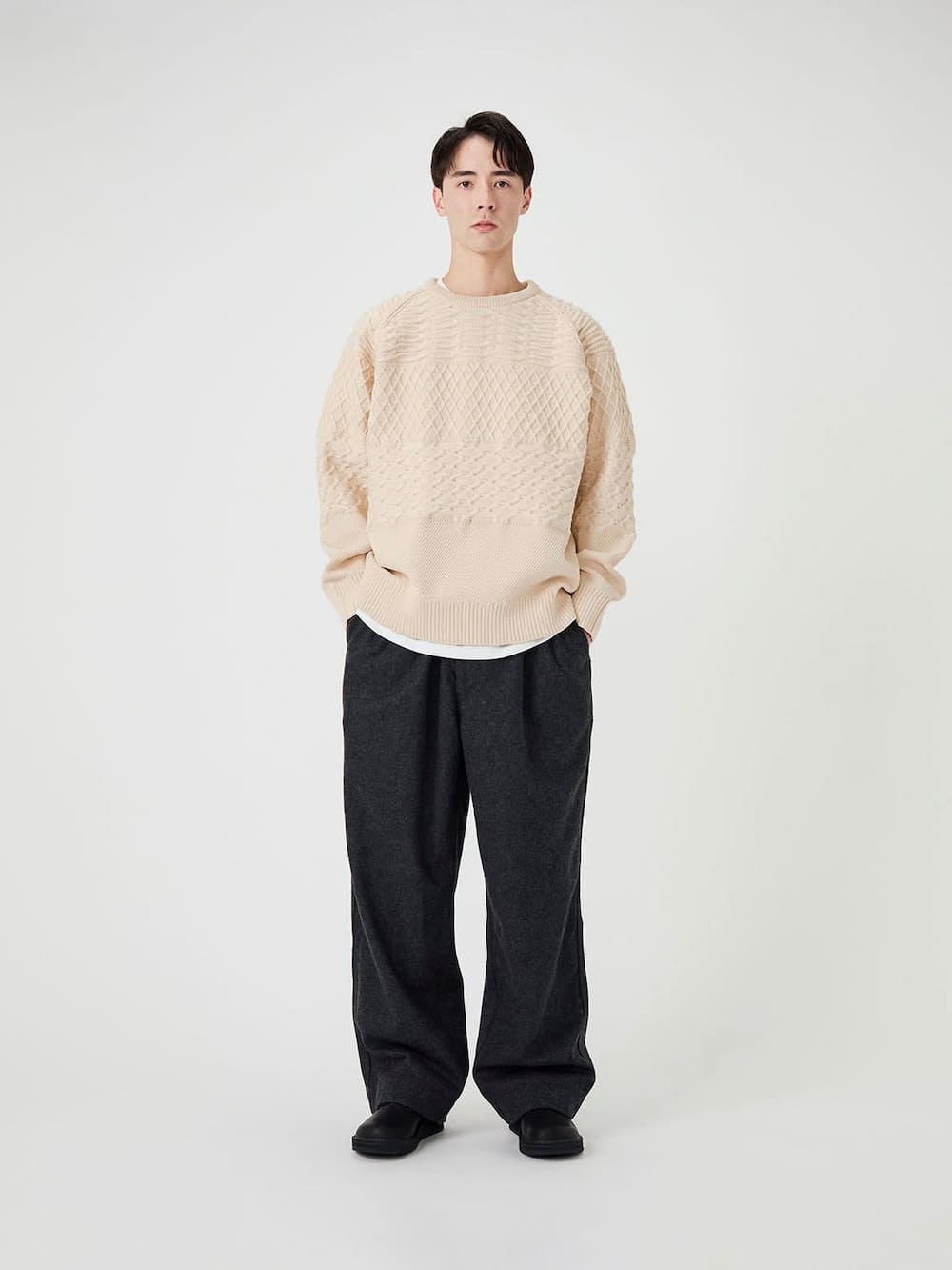 nanamica(ナナミカ) Crew Neck Sweater