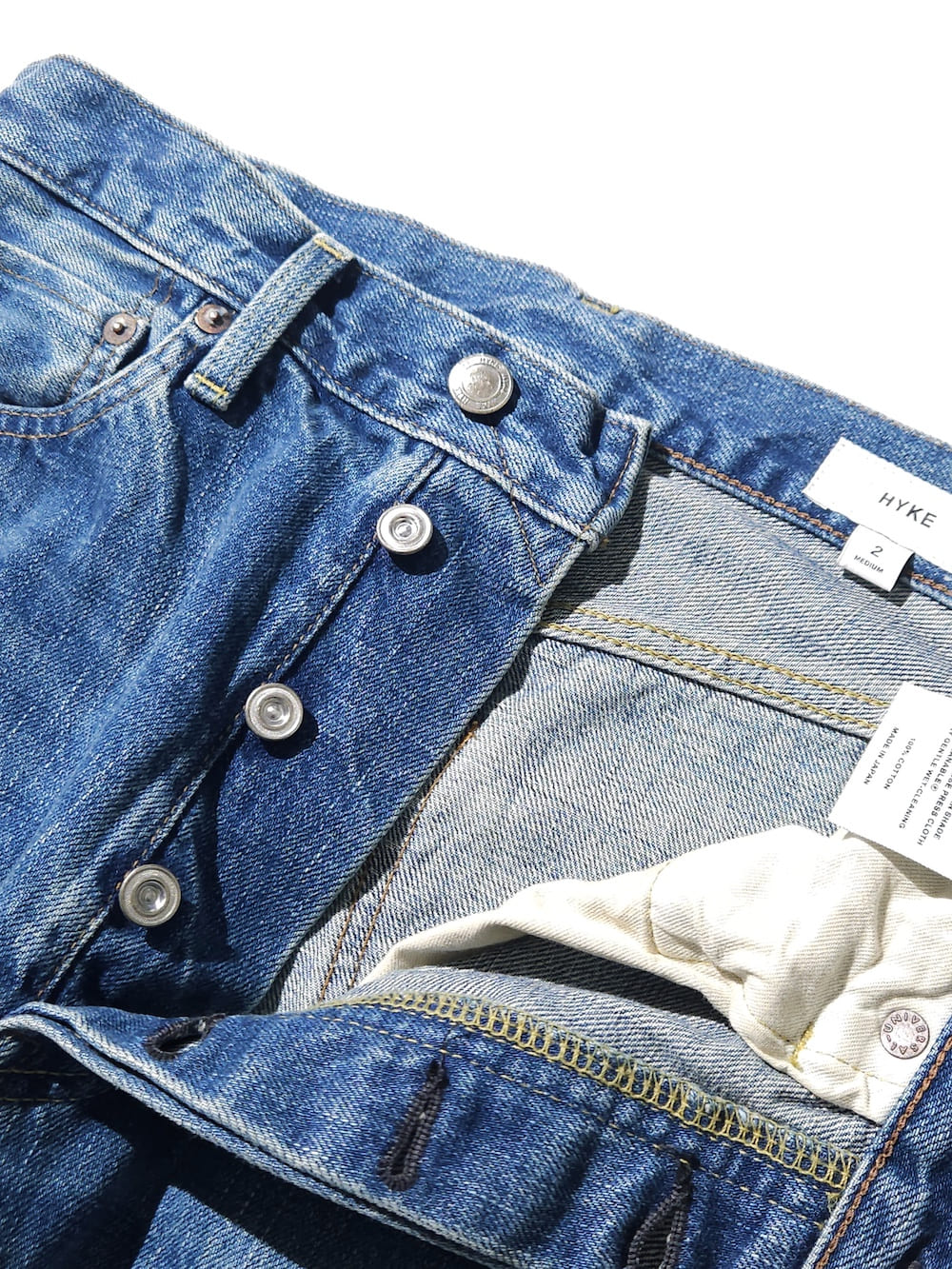 HYKE(ハイク) DENIM BARREL LEG JEANS - COLDBECK ONLINE（コール