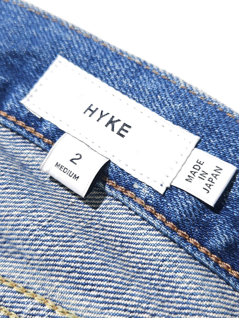 HYKE(ハイク) DENIM BARREL LEG JEANS - COLDBECK ONLINE（コール