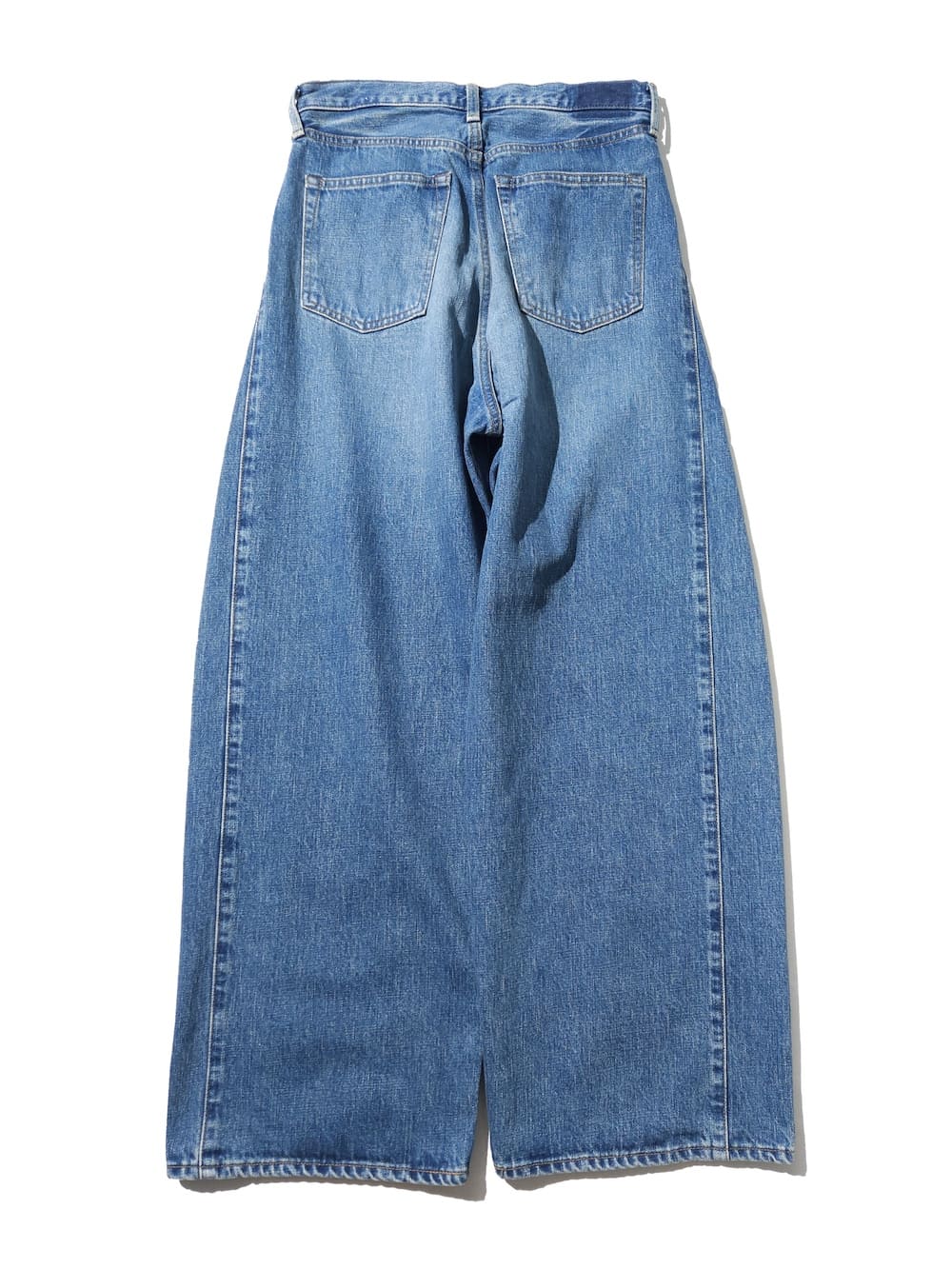 すぐ届く！ [HYKE] デニム バレル レッグ ジーンズ DENIM BARREL LEG JEANS-デニムバレルレッグジーンズ-HYKE