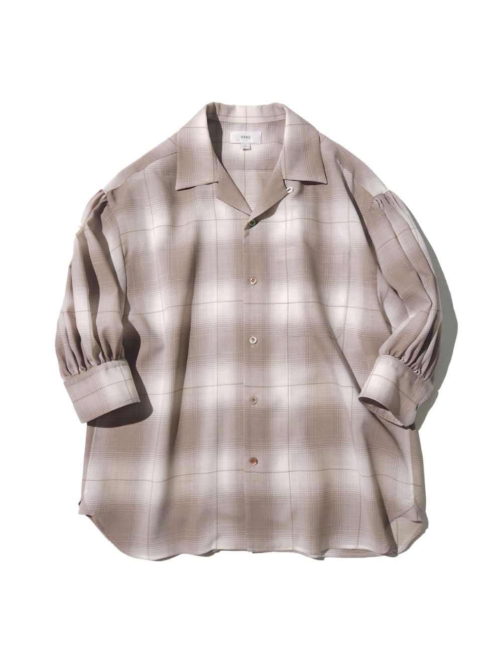 HYKE (ハイク) FD BALLOON SLEEVE SHIRT HYKE (ハイク) FD BALLOON SLEEVE SHIRT