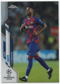 2019-20 Topps Chrome Soccer UEFA CL Ansu Fati FC Barcelona Refractor Base No.45