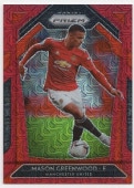 2020-21 Prizm Soccer Premier League Mason Greenwood Manchester United Red Mojo Prizm 061/135