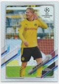 2020-21 Topps Chrome Soccer Erling Haaland Borussia Dortmund Refractor UEFA Champions League