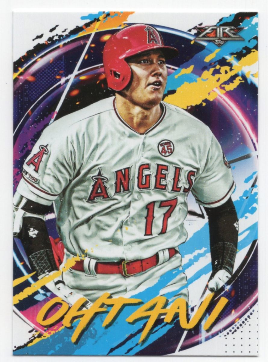 大谷翔平 2020 Topps Fire Baseball Shohei Ohtani Angels Base No.49 