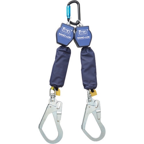 3M 伸縮式ランヤード ツイン(タイプ1) DBI-サラ EZ-Stop 3M 3M DBI-サラ EZ-Stop 伸縮式ランヤード 1246461N ツイン