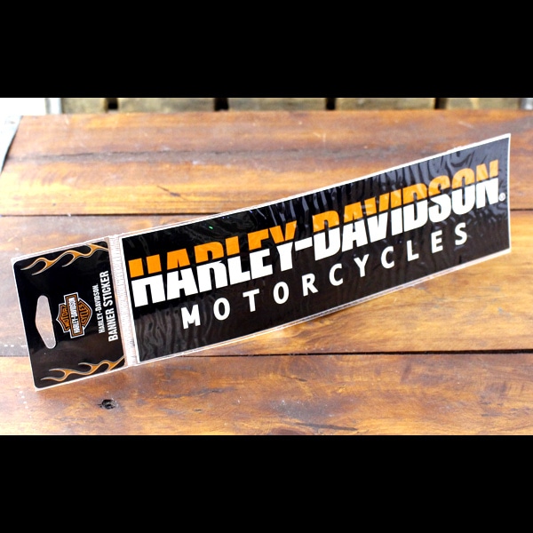 【メール便発送】ステッカー バイク 車 ハーレーダビッドソン バナーステッカー HDS-421 HARLEY-DAVIDSON デカール アメリカン雑貨　