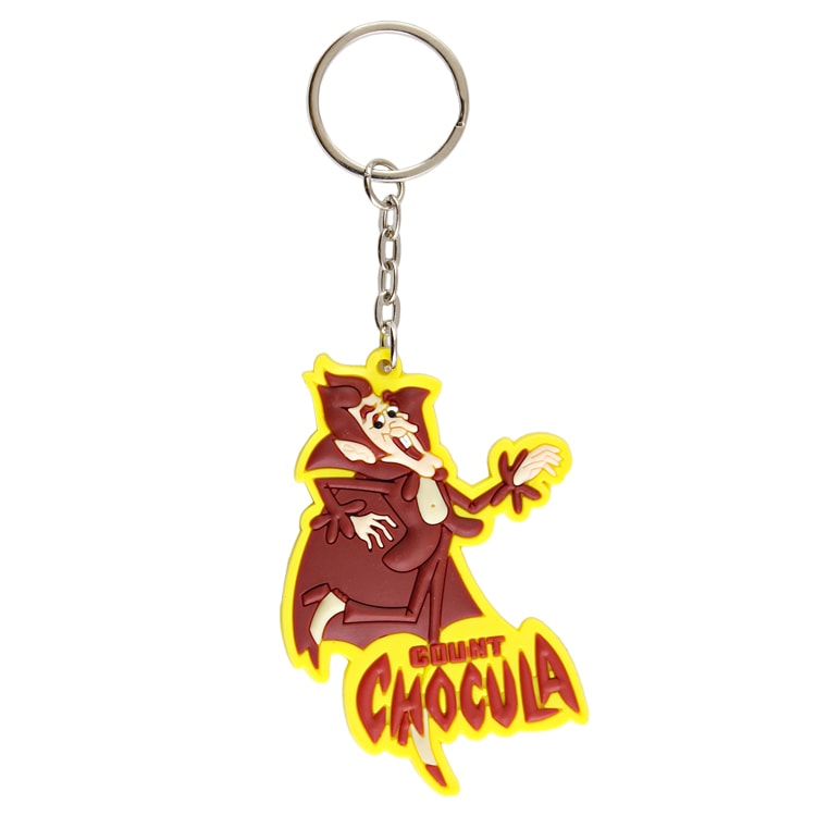 【メール便発送】キャラクターラバーチェーン Count Chocula / カウントチョキュラ キャラクターサイズ：高さ7.2×幅4.6cm ラバー製