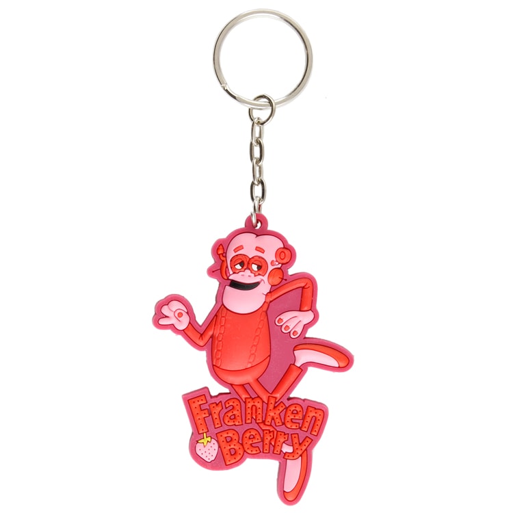 【メール便発送】キャラクターラバーチェーン Franken Berry / フランケンベリー キャラクターサイズ：高さ7×幅5cm ラバー製