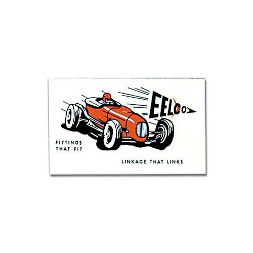 【メール便発送】ノスタルジックステッカー　レーシングデカール EELCO DZ052 12cm×8cm 車 アメリカン雑貨　