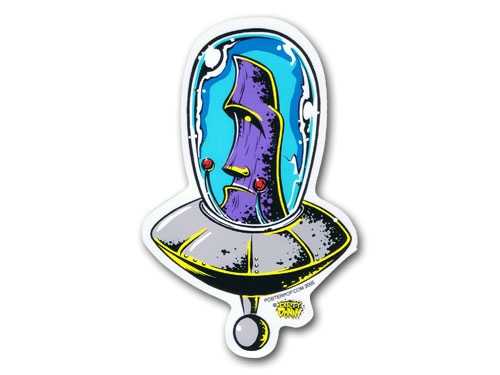 【メール便発送】Dirty Donny ダーティダウニー ステッカー Cosmic Moai シール デカール アメリカ雑貨 アメリカン雑貨　