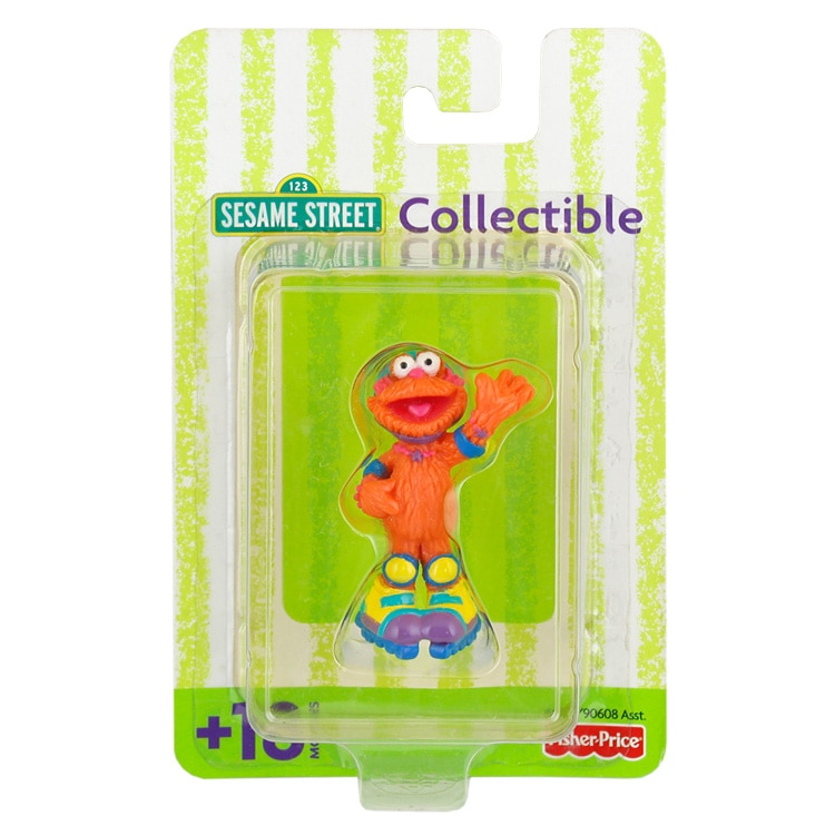 セサミストリート コレクティブル フィギュア ゾーイ PVC製 パッケージサイズ：高さ16.5×幅10.7cm 人形 キャラクター かわいい SESAMI STREET