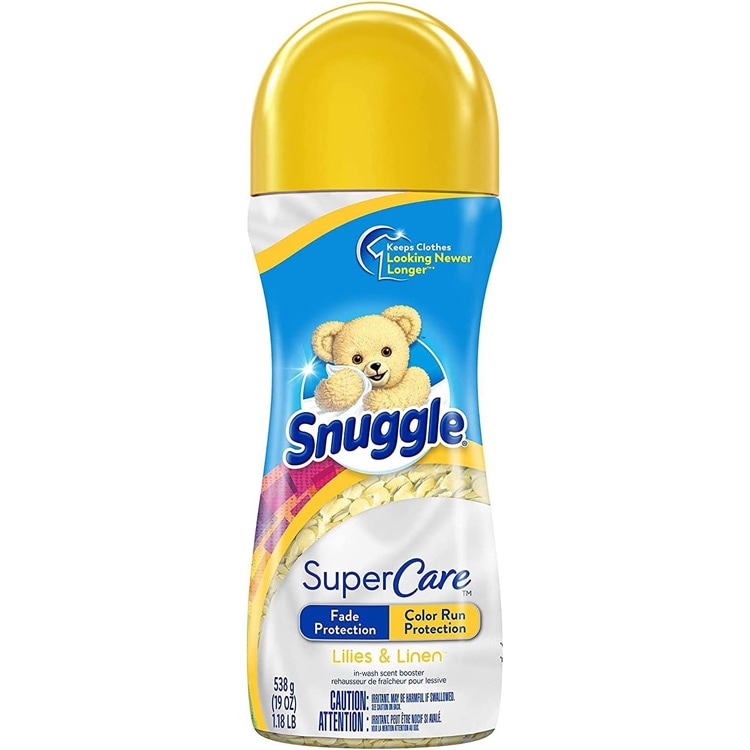 洗濯用品 加香剤 スナッグル スーパーケア リリーズ＆リネン 538g セントブースター 香りのビーズ Snuggle アメリカ製 アメリカ雑貨