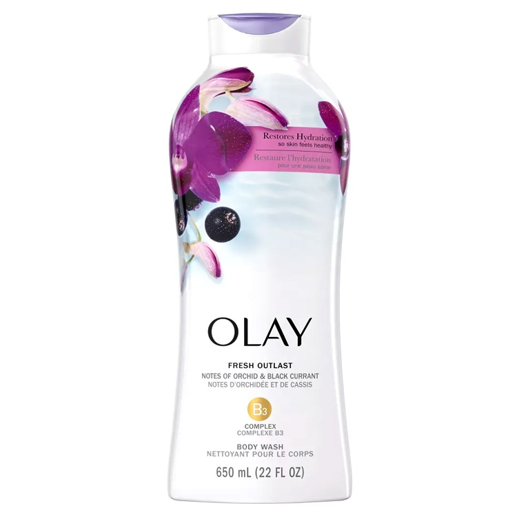 OLAY オレイ ボディウォッシュ オーキッド＆ブラックカラント（カシス） 650ml / 22oz ボディソープ 液体 アメリカＰ＆Ｇ アメリカ製