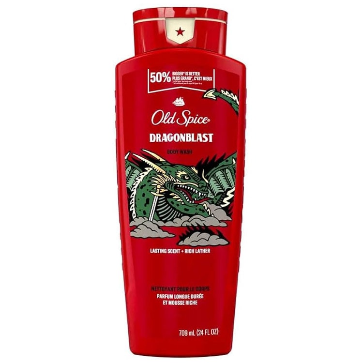 ボディソープ オールドスパイス ドラゴンブラスト 709ml 24oz ボディウォッシュ メンズ用 Old Spice Dragonblast P&G 爽やかな香り アメリカ製