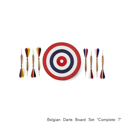 ベルジアン ダーツボードセット「コンプリート7」 アメリカ製 インテリア スティールティップ ハードダーツ  アメリカ雑貨 アメリカン雑貨