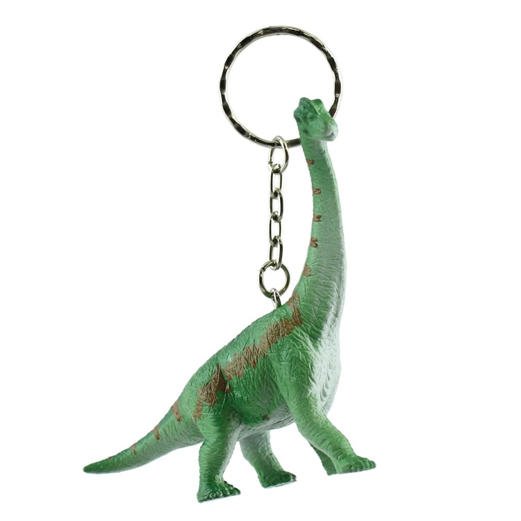 【メール便発送】アニマルキーリング ブラキオサウルス W8×D2×H6cmm PVC 動物 恐竜 ダイナソー キーホルダー リアル Science and Nature / AUSTRALIAリアルでかっこいいPVC製ダイナソーキーリング。
