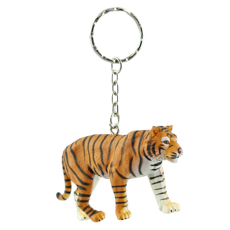 【メール便発送】アニマルキーリング スマトラトラ W8×D1.8×H4cm PVC 動物 タイガー キーホルダー リアル Science and Nature / AUSTRALIAリアルでかっこいいPVC製アニマルキーリング。