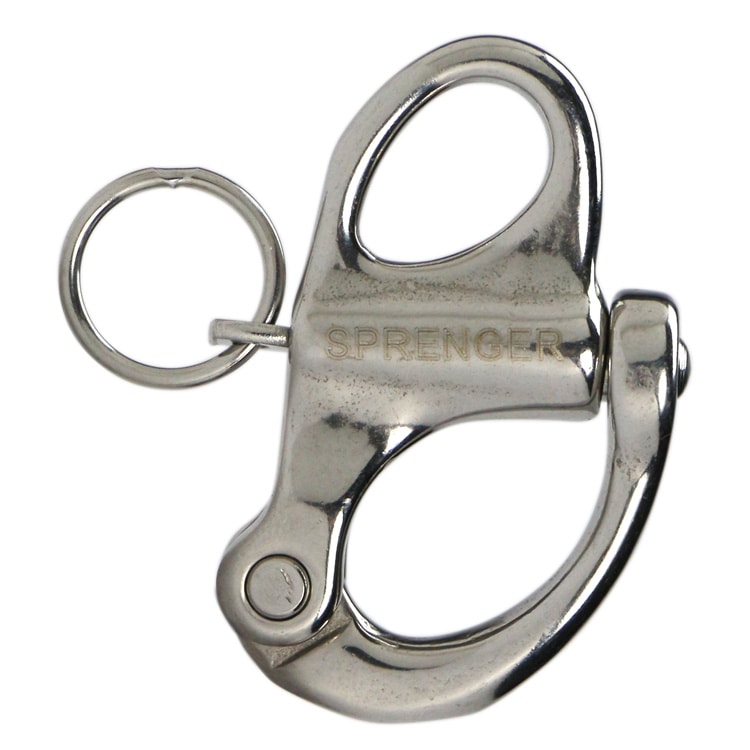 【メール便発送】SPRENGER スプレンガー スナップシャックル #36053-S マリングッズ アクセサリー キーリング ドイツメーカー 台湾製ハイスペックなマリングッズをお洒落に普段使い。