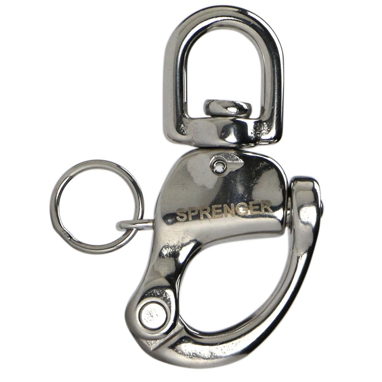 【メール便発送】SPRENGER スプレンガー スナップシャックル #36054 マリングッズ アクセサリー キーリング ドイツメーカー 台湾製ハイスペックなマリングッズをお洒落に普段使い。