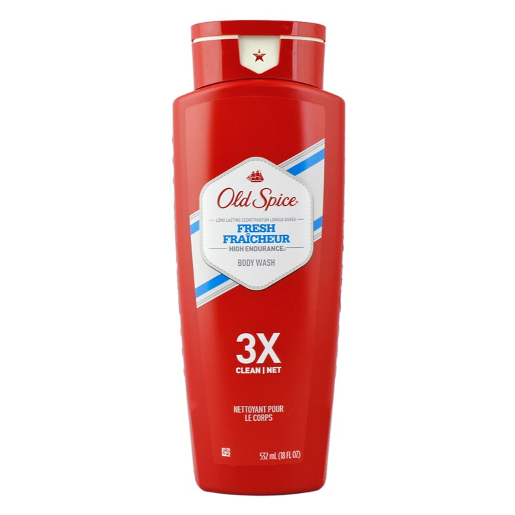 ボディソープ メンズ オールドスパイス HE ボディウォッシュ フレッシュ 532ml Old Spice P＆G メンズ アメリカ雑貨 アメリカン雑貨爽やかな香り 男らしいいい香り アメリカ製のメンズボディウォッシュ