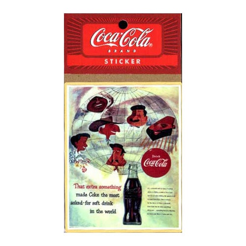 【メール便発送】COCA-COLA BRAND コカコーラブランド アドバタイジングステッカー ＃31 シール デカール アメリカ雑貨 アメリカン雑貨　