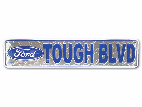 ストリートサイン プレートフォード タフ大通り FORD TOUGH BLVD アメリカ雑貨 アメリカン雑貨　