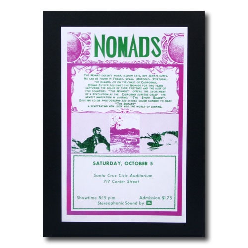 サーフムービーポスター L-53 「NOMADS」 サイズ：31×20cm アメリカ雑貨 アメリカン雑貨