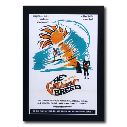 サーフムービーポスター L-54 「THE GOLDEN BREED」 サイズ：31×21.5cm アメリカ雑貨 アメリカン雑貨
