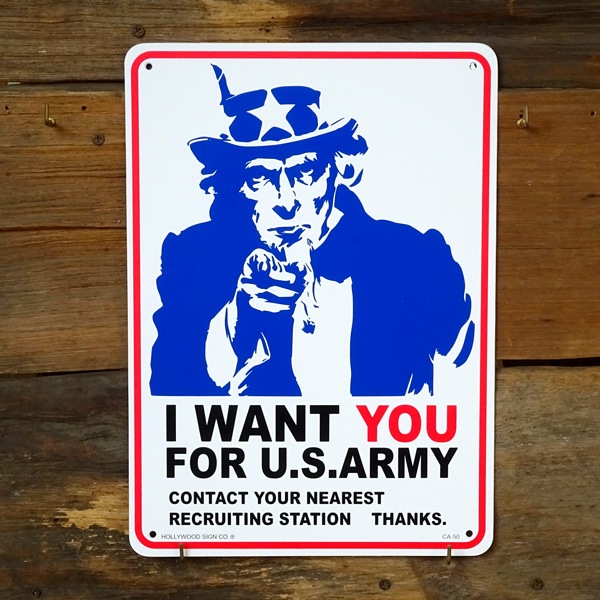 プラスチックメッセージサインボード 「アンクルサム」 CA-50 アメリカンインテリア メッセージ看板 アメリカ雑貨 アメリカン雑貨