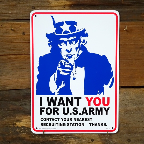 プラスチックメッセージサインボード 「アンクルサム」 CA-50 アメリカンインテリア メッセージ看板 アメリカ雑貨 アメリカン雑貨