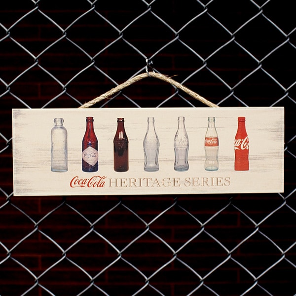 COCA-COLA BRAND コカコーラ ウッドサイン 「Coca-Cola Bottle Evolution Med」 #4910-246 アメリカ雑貨 アメリカン雑貨