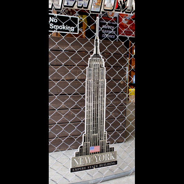 アメリカンスティールサイン「Empire State Building」 PS-186 エンパイアステートビル ニューヨーク メタルサイン 看板 アメリカ雑貨 アメリカン雑貨