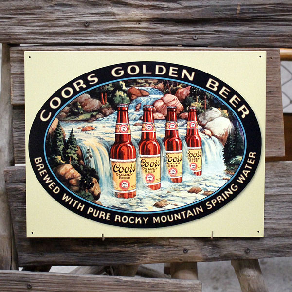 希少 Coors クアーズ ウルフサイン ビンテージ アドバタイジング 看板