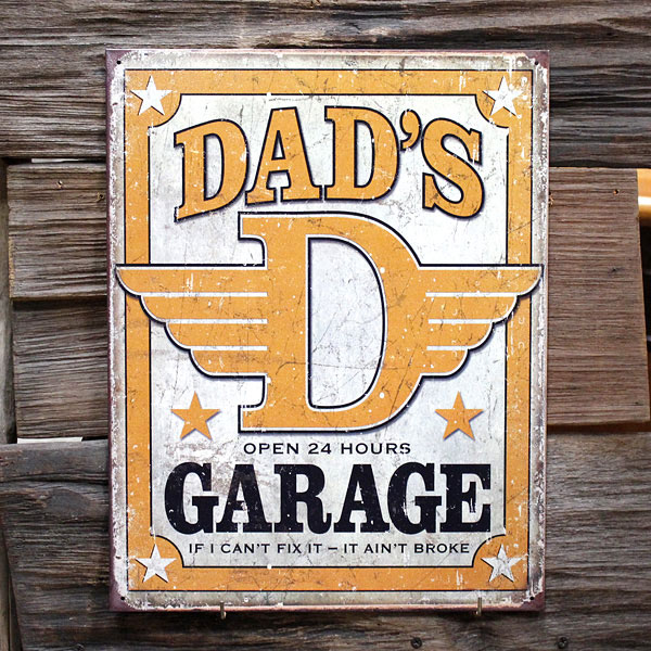 メタルサイン 「Dad's Garage」 #1894 ホットロッド ブリキ看板