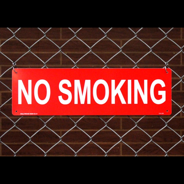 プラスチックメッセージサインボード Ｌサイズ 「禁煙」 CA-L09 看板 アメリカ雑貨 アメリカン雑貨