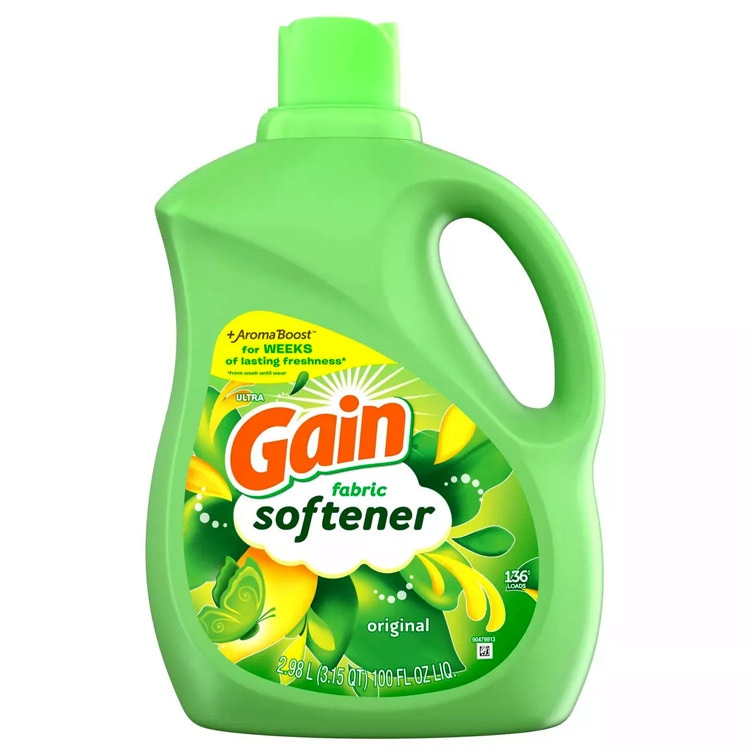 Gain ゲイン 柔軟剤 濃縮タイプ オリジナル 100oz / 2980ml （約136回分） 日用品 アメリカ雑貨 アメリカン雑貨爽やかな香りが心地良いアメリカ製柔軟剤。