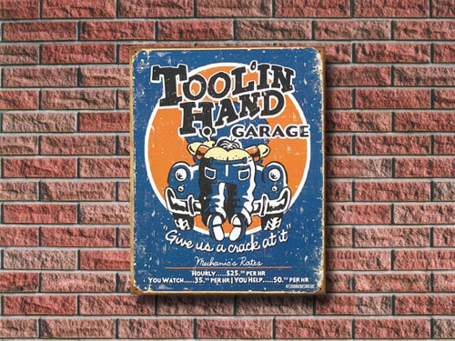 メタルサイン 「TOOL'IN HAND」 #1319 看板 インテリア 直輸入