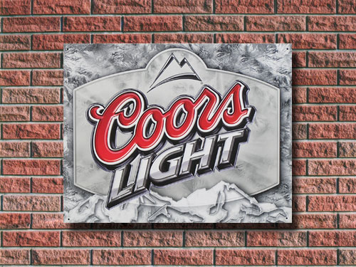 メタルサイン 「クアーズ ライト」 #1310 看板 インテリア 直輸入