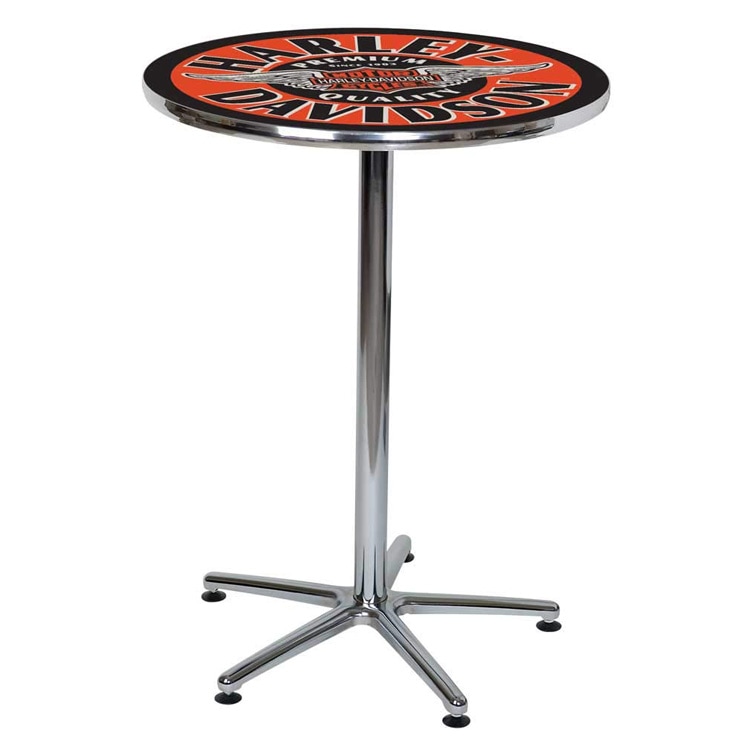 【期間限定セール】テーブル ハーレーダビッドソン ウイングド B&S カフェテーブル HDL-12328 HARLEY-DAVIDSON アメリカ雑貨 アメリカン雑貨　
