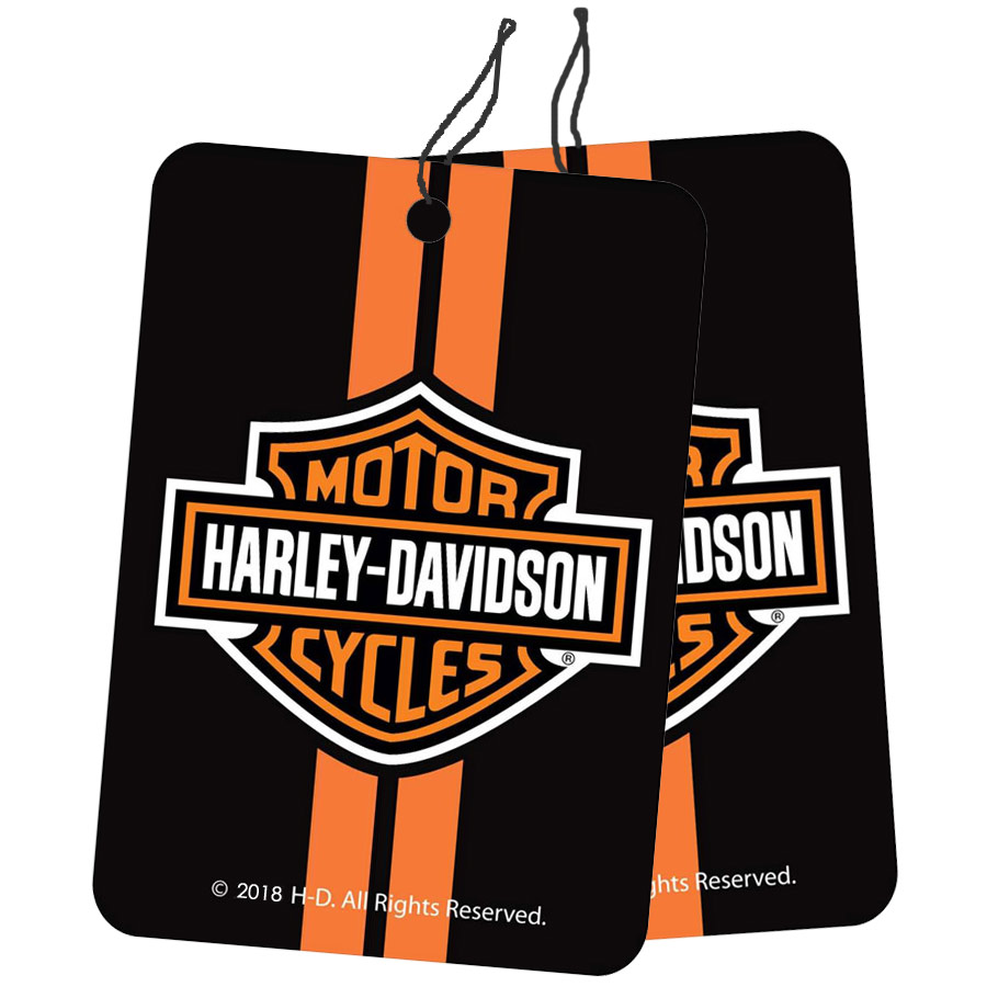 【メール便発送】芳香剤 ハーレーダビッドソン ペーパーエアフレッシュナー 2P（バニラ）#5567 Harley-Davidson カーアクセサリー 吊り下げタイプ アメリカン雑貨