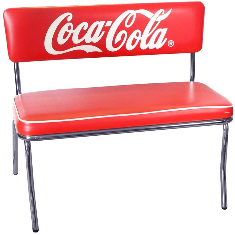 COCA-COLA BRAND コカコーラブランド ベンチシート「Coke Bench Seat」 PJ-120C チェア イス 椅子 インテリア 家具 アメリカ雑貨 アメリカン雑貨コーラ人気No.1チェア!!アメリカンレトロな長椅子。
