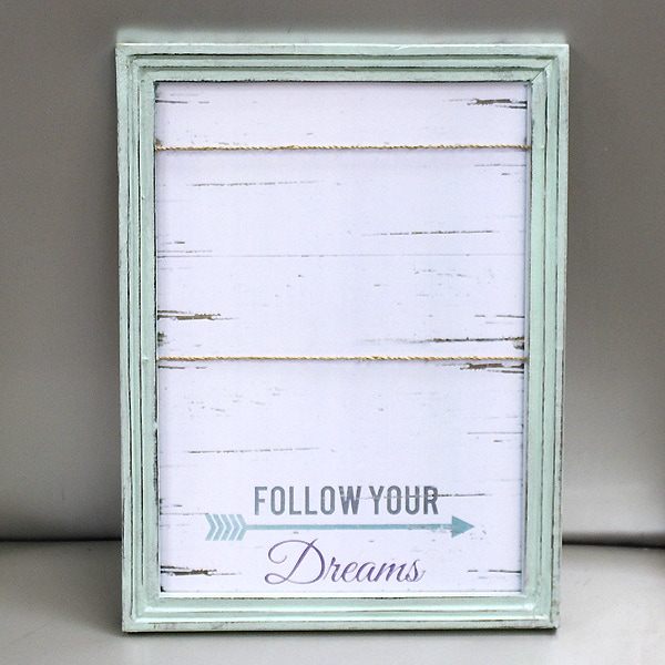 ボード型マルチハンガー「FOLLOW YOUR DREAMS」 ハワイアン雑貨 ビーチインテリア アメリカ雑貨 アメリカン雑貨