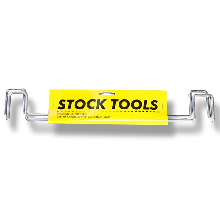 U.S ポストボックス用スタッキングパーツ （積み重ね金具 ）2本組み オプションパーツ 事務用品 レターケース ステーショナリー 収納箱 アメリカ雑貨 アメリカン雑貨