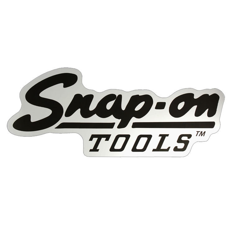 Snap-on スナップオン デカール ダイカット ロゴ メタル 縦6×横14.5cm ステッカー シール 車 ガレージ アメリカン雑貨