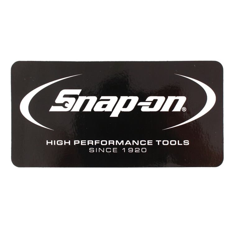 【メール便発送】ステッカー Snap-on スナップオン デカール スクエア ブラック HIGH PERFORMANCE TOOLS 1920 縦7.6×横15.2cm シール 車 ガレージ アメリカン雑貨アメリカを代表する工具メーカーのオフィシャルデカール。