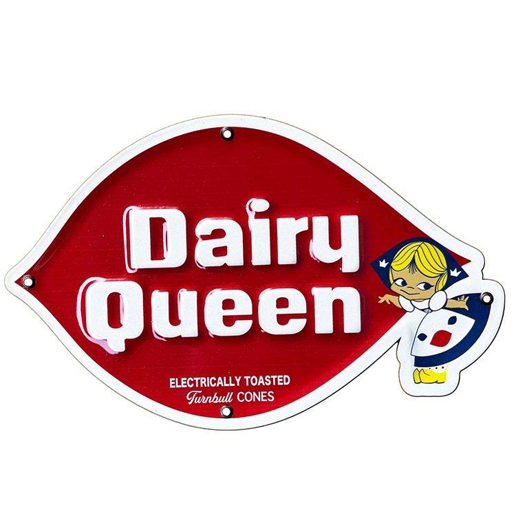 【メール便発送】看板 ミニエンボスメタルサイン GIRL W250×H157mm スチール製 サインプレート 立体 キャラクター アメリカン雑貨 アメリカ雑貨飾るだけで壁面がオシャレになるミニサイズのスチールサイン。